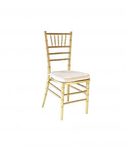 Gold tiffany chairs for hire