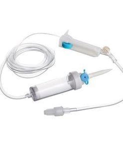 Admin Infusion Set with 1 Y site without Needle 60 drops