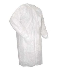 MOM - Gown PP Long Sleeve White 40g/m2