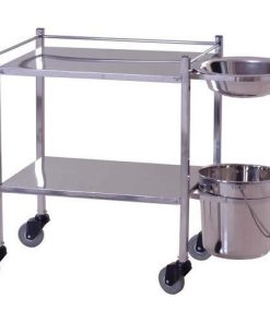 Large size trolley dressing/Washing/plaster _ Epoxy coated