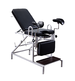 Delivery Bed / Gynae 
(Gynae, Manual 2 in 1, Professional 3 
sections, adjustable back & leg rest 
with lithotomy poles & straps)