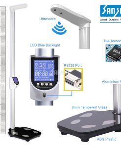 Adult Digital scale with 
height Ultrasonic body fat 
analyser BMI scale With a 
PRINTER
