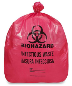 INFECTIOUS WASTE – single use box sets (includes red bag & cable tie)