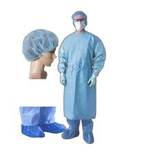 Disposable isolation gown (50gsm)