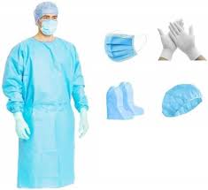 surgical gown with hood