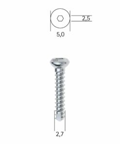 Cortical screw 2,7 mm