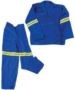 Royal Blue Conti Suit ( 2 piece ) with reflective tape  size 32