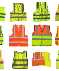 black reflective vest