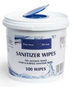 Sanitiser wipes  - 500 sheets
