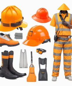 navy blue conti suit ( 2 piece ) with reflective size 38 poly cotton