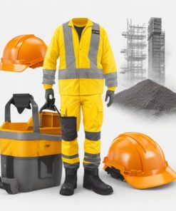 navy blue conti suit ( 2 piece ) with reflective size 34 poly cotton