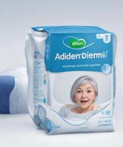 clemens large anatomically shaped light incontinence pads / with adhesive strip / cotton feel