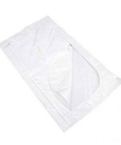 Hospital Body Bags- Transparent  U-Shape Zip + Handles 160 Micron