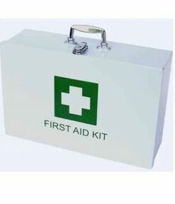 Empty Metal First Aid Box Only