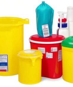 empty hazardous waste containers
