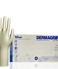 disposable blue synmax blended High risk exam gloves