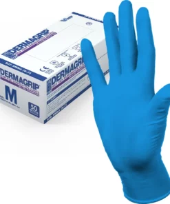 Dermagrip powder free gloves