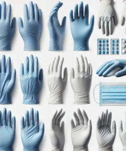 accelerator free nitrile High risk exam gloves