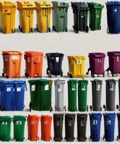 250 litre wheelie bin