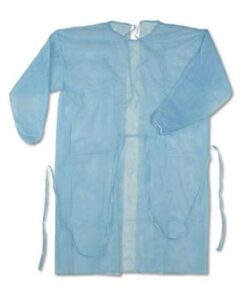 MOM - Gown PP Long Sleeve XXXL Blue 40g/m2