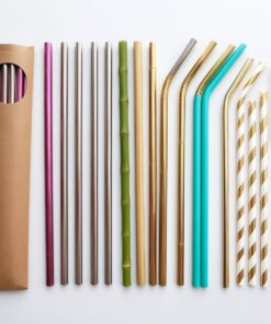 10 inch wrapped straws