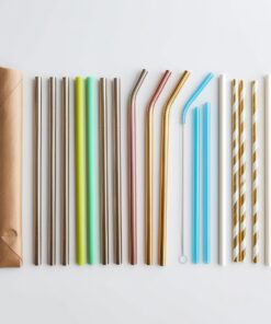 wrapped flexible straws