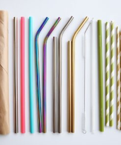 wrapped straws