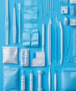 Hospital supplies ASF2205 - ASF2230 - All Silicone Catheters 2-Way FG 22 xfoleys