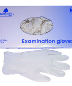 black surgical gloves