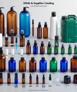 100ml Amber Glass Bottle with Trigger Sprayer