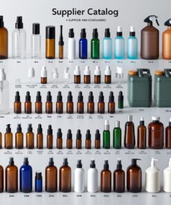 10ml Blue Glass Bottle with Lotion Cap