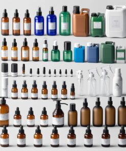 10ml Green Glass Bottle with Mist Sprayer