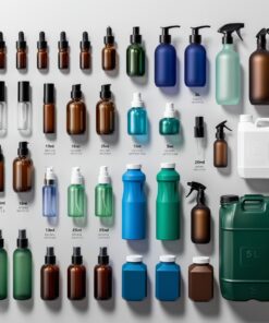 50ml Amber Glass Bottle with Screw Cap