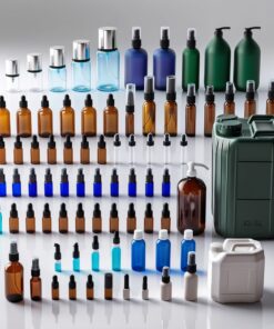 250ml Amber Glass Bottle with Lotion Cap