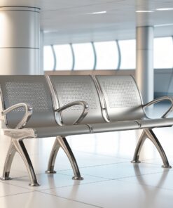 Three Seater Polyurethane Airport Seating Bench