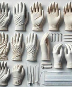 Veterinary palpation gloves