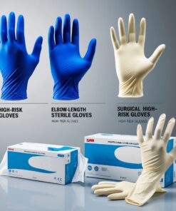 accelerator free High risk exam gloves
