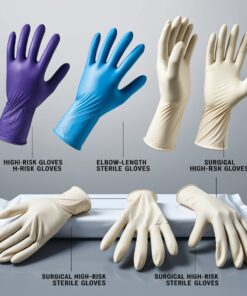 nitrile medical High risk exam gloves