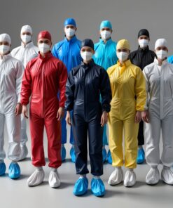 Disposable Mop Caps Black (One Size)