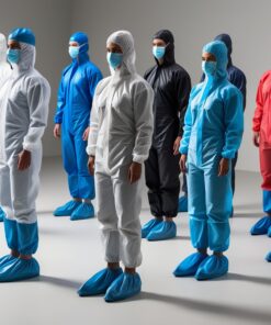 Blue Disposable Mop Caps