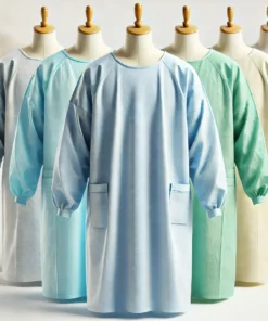 100 cotton hospital gowns