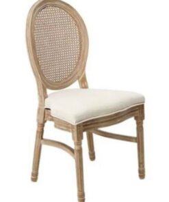 Wooden Louis Chair Sell (Resin Mesh Back)