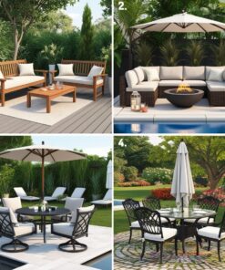 concrete outdoor table