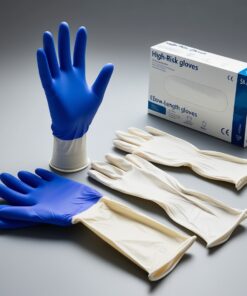 hs powder free latex gloves