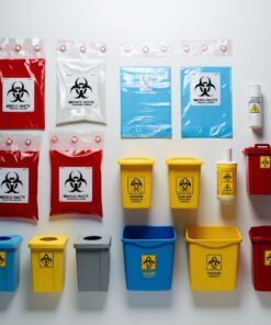 wall mounted hazardous waste bin