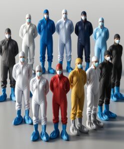 Disposable Mop Caps Blue (One Size)