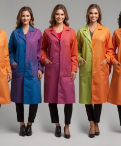 white laboratory coat