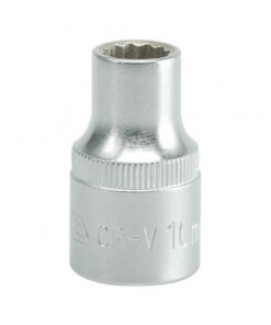 Bi-hex Socket - 12 Point - Chrome Vanadium - 1/2" Connector - Standard Length - 10mm - YT-1272