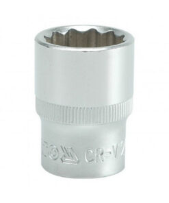 Bi-hex Socket - 12 Point - Chrome Vanadium - 1/2" Connector - Standard Length - 20mm - YT-1282