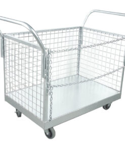 Trolley - Mesh Box - 3 Sided - 91 x 61 x 91 cm - Carrying capacity 500kg - MBT3